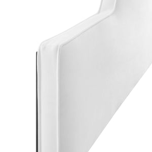 ModwayModway Dawn Twin Performance Velvet Headboard MOD-6302 MOD-6302-WHI- BetterPatio.com