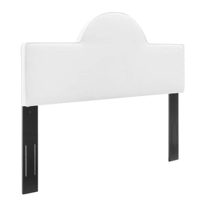 ModwayModway Dawn Twin Performance Velvet Headboard MOD-6302 MOD-6302-WHI- BetterPatio.com