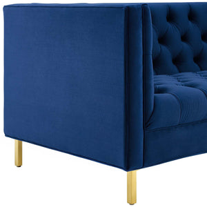 ModwayModway Delight Tufted Button Performance Velvet Sofa EEI-3455 EEI-3455-NAV- BetterPatio.com