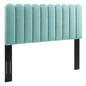 ModwayModway Delilah Performance Velvet Twin Headboard MOD-6317 MOD-6317-MIN- BetterPatio.com