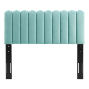 ModwayModway Delilah Performance Velvet Twin Headboard MOD-6317 MOD-6317-MIN- BetterPatio.com