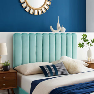 ModwayModway Delilah Performance Velvet Twin Headboard MOD-6317 MOD-6317-MIN- BetterPatio.com