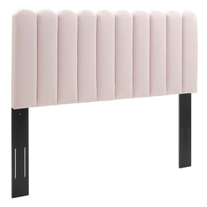 ModwayModway Delilah Performance Velvet Twin Headboard MOD-6317 MOD-6317-PNK- BetterPatio.com