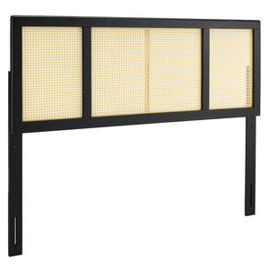 ModwayModway Delmare Cane Full Headboard MOD-6200 MOD-6200-BLK- BetterPatio.com