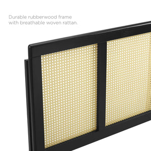 ModwayModway Delmare Cane Full Headboard MOD-6200 MOD-6200-BLK- BetterPatio.com