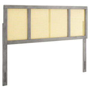 ModwayModway Delmare Cane Full Headboard MOD-6200 MOD-6200-GRY- BetterPatio.com