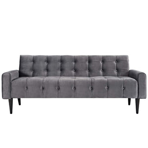 ModwayModway Delve Living Room Set Performance Velvet Set of 3 EEI-2970 EEI-2970-GRY-SET- BetterPatio.com