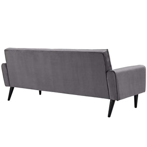 ModwayModway Delve Living Room Set Performance Velvet Set of 3 EEI-2970 EEI-2970-GRY-SET- BetterPatio.com