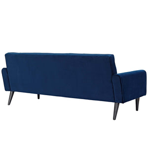 ModwayModway Delve Living Room Set Performance Velvet Set of 3 EEI-2970 EEI-2970-NAV-SET- BetterPatio.com