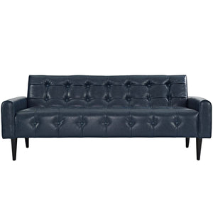 ModwayModway Delve Upholstered Vinyl Sofa EEI-2457 EEI-2457-BLU- BetterPatio.com