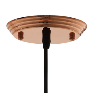 ModwayModway Dimple 10" Half-Sphere Rose Gold Pendant Light EEI-2905 EEI-2905- BetterPatio.com