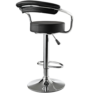 ModwayModway Diner Bar Stool EEI-192 EEI-192-BLK- BetterPatio.com