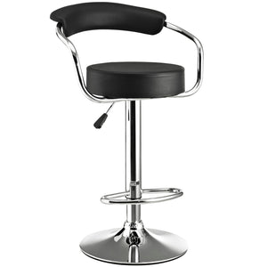 ModwayModway Diner Bar Stool EEI-192 EEI-192-BLK- BetterPatio.com