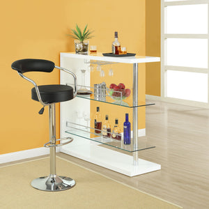 ModwayModway Diner Bar Stool EEI-192 EEI-192-BLK- BetterPatio.com