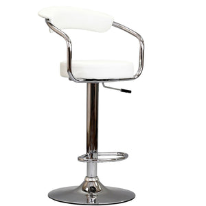 ModwayModway Diner Bar Stool EEI-192 EEI-192-WHI- BetterPatio.com