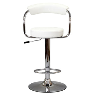 ModwayModway Diner Bar Stool EEI-192 EEI-192-WHI- BetterPatio.com