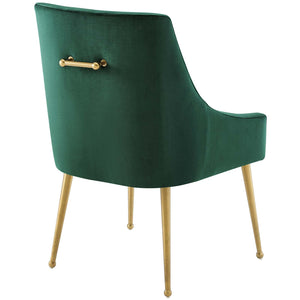 ModwayModway Discern Upholstered Performance Velvet Dining Chair EEI-3508 EEI-3508-GRN- BetterPatio.com