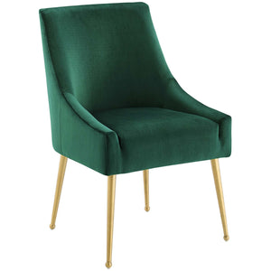 ModwayModway Discern Upholstered Performance Velvet Dining Chair EEI-3508 EEI-3508-GRN- BetterPatio.com