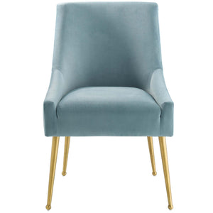 ModwayModway Discern Upholstered Performance Velvet Dining Chair EEI-3508 EEI-3508-LBU- BetterPatio.com