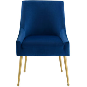 ModwayModway Discern Upholstered Performance Velvet Dining Chair EEI-3508 EEI-3508-NAV- BetterPatio.com