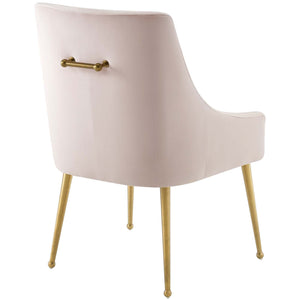 ModwayModway Discern Upholstered Performance Velvet Dining Chair EEI-3508 EEI-3508-PNK- BetterPatio.com