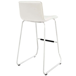 ModwayModway Dive Bar Stool Set of 4 EEI-1687 EEI-1687-WHI- BetterPatio.com