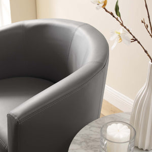 ModwayModway Divulge Armchair and Ottoman EEI-1407 EEI-1407-GRY- BetterPatio.com