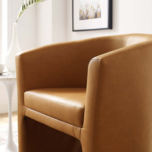 ModwayModway Divulge Armchair and Ottoman EEI-1407 EEI-1407-TAN- BetterPatio.com