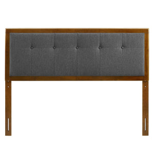 ModwayModway Draper Tufted King Fabric and Wood Headboard MOD-6227 MOD-6227-WAL-CHA- BetterPatio.com