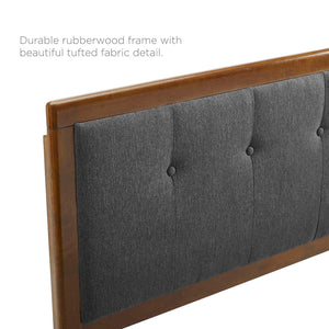 ModwayModway Draper Tufted Queen Fabric and Wood Headboard MOD-6226 MOD-6226-WAL-CHA- BetterPatio.com