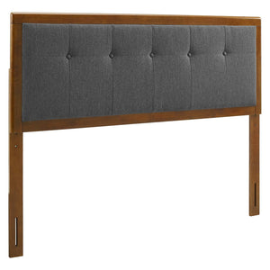 ModwayModway Draper Tufted Queen Fabric and Wood Headboard MOD-6226 MOD-6226-WAL-CHA- BetterPatio.com