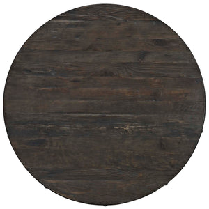 ModwayModway Drive 40" Round Wood Top Dining Table EEI-1197 EEI-1197-BLK-SET- BetterPatio.com