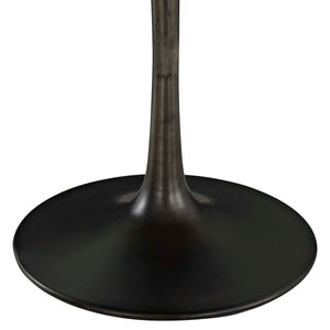 ModwayModway Drive 40" Round Wood Top Dining Table EEI-1197 EEI-1197-BLK-SET- BetterPatio.com