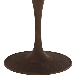 ModwayModway Drive 48" Round Wood Top Dining Table EEI-2004 EEI-2004-BRN-SET- BetterPatio.com