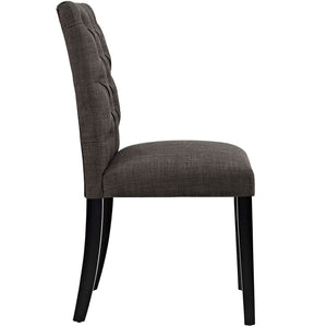 ModwayModway Duchess Fabric Dining Chair EEI-2231 EEI-2231-BRN- BetterPatio.com