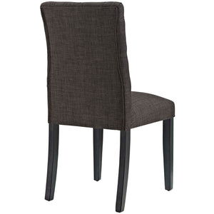 ModwayModway Duchess Fabric Dining Chair EEI-2231 EEI-2231-BRN- BetterPatio.com