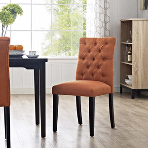 ModwayModway Duchess Fabric Dining Chair EEI-2231 EEI-2231-ORA- BetterPatio.com