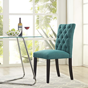 ModwayModway Duchess Fabric Dining Chair EEI-2231 EEI-2231-TEA- BetterPatio.com