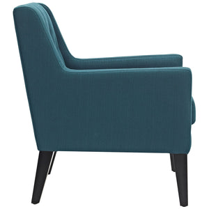 ModwayModway Earnest Upholstered Fabric Armchair EEI-2308 EEI-2308-AZU- BetterPatio.com