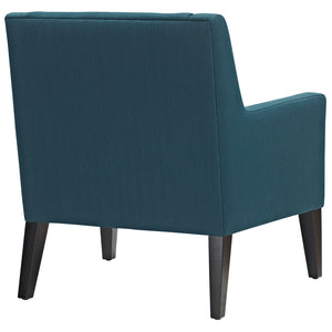 ModwayModway Earnest Upholstered Fabric Armchair EEI-2308 EEI-2308-AZU- BetterPatio.com