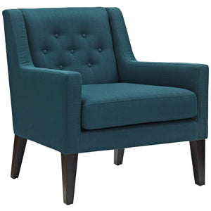 ModwayModway Earnest Upholstered Fabric Armchair EEI-2308 EEI-2308-AZU- BetterPatio.com