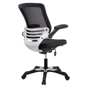 ModwayModway Edge Vinyl Office Chair EEI-595 EEI-595-BLK- BetterPatio.com