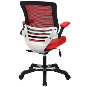 ModwayModway Edge Vinyl Office Chair EEI-595 EEI-595-RED- BetterPatio.com