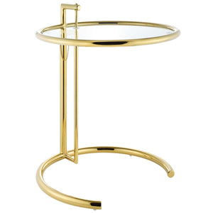 ModwayModway Eileen Gold Stainless Steel End Table EEI-3580 EEI-3580-GLD- BetterPatio.com