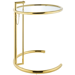 ModwayModway Eileen Gold Stainless Steel End Table EEI-3580 EEI-3580-GLD- BetterPatio.com