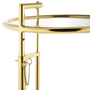 ModwayModway Eileen Gold Stainless Steel End Table EEI-3580 EEI-3580-GLD- BetterPatio.com