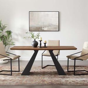 ModwayModway Elevate Dining Table EEI-4092 EEI-4092-WAL- BetterPatio.com