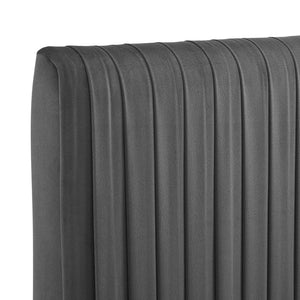 ModwayModway Eloise Channel Tufted Performance Velvet Twin Headboard MOD-6326 MOD-6326-CHA- BetterPatio.com