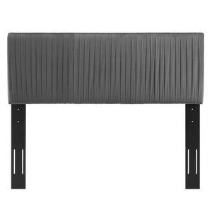 ModwayModway Eloise Channel Tufted Performance Velvet Twin Headboard MOD-6326 MOD-6326-CHA- BetterPatio.com