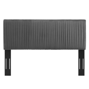 ModwayModway Eloise Channel Tufted Performance Velvet Twin Headboard MOD-6326 MOD-6326-CHA- BetterPatio.com